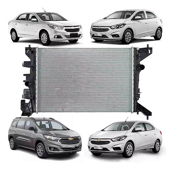 Radiador Onix Cobalt Prisma Spin 2017 2018 2019 Manual