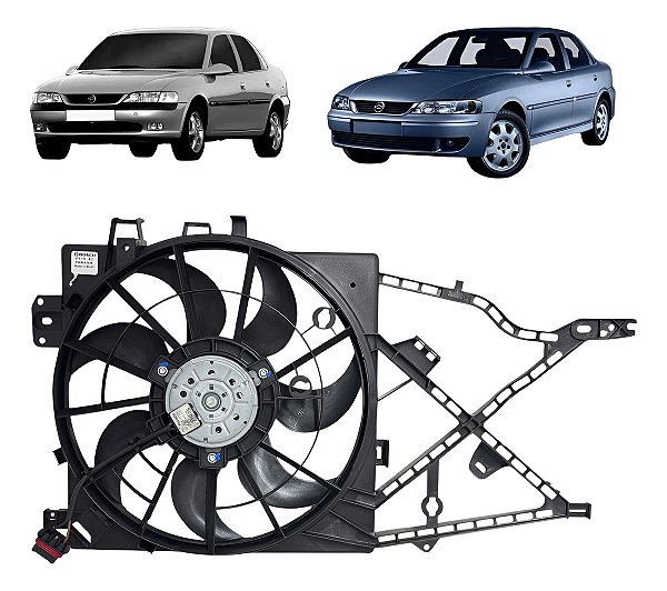 Ventoinha Radiador Vectra 2.0 2.2 1997/2001 2 Pinos Bosch Gm