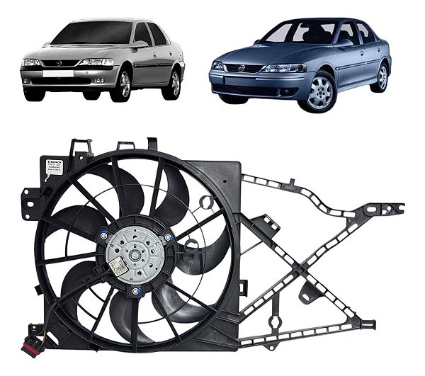 Ventoinha Do Radiador Vectra 1997/2005 Com Defletor Gmv