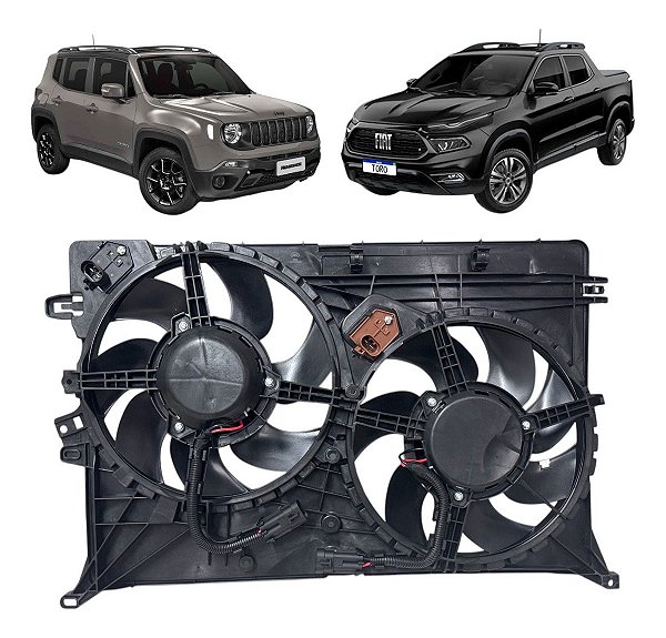 Ventoinha Radiador Jeep Renegade Fiat Toro Diesel 2016...
