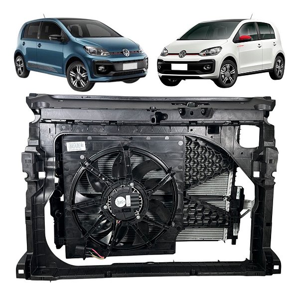 Kit Radiador Condensador Ventoinha Painel Vw Up 170 Tsi