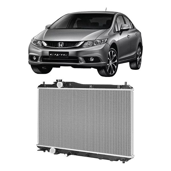 Radiador Água 19010-rsh-g01 Civic 2012 2013 2014 2015 2016
