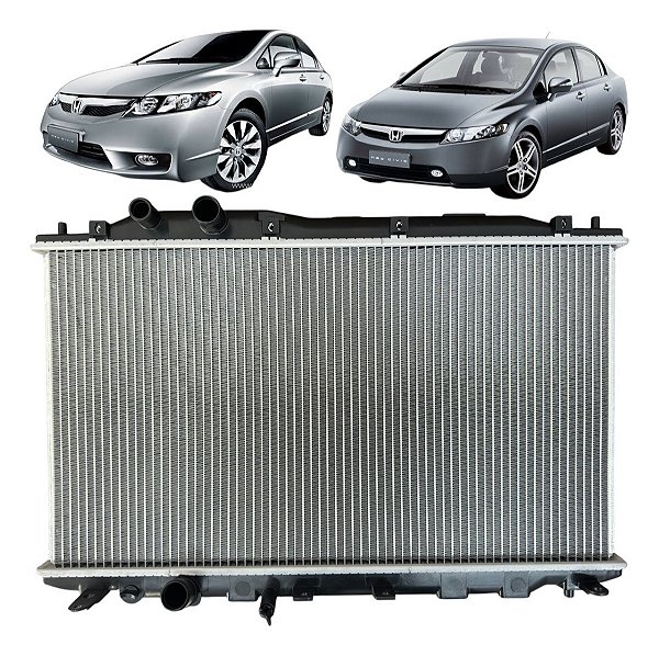 Radiador Honda New Civic 1.8 2007 A 2012 Automatico Manual