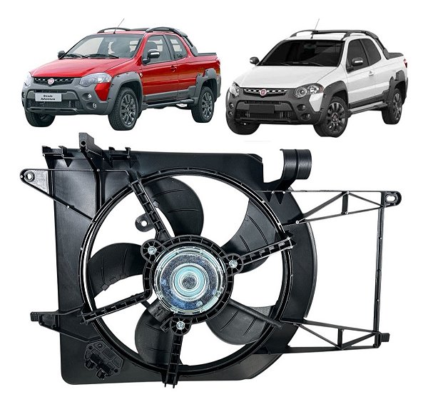 Ventoinha Radiador Strada Locker Adventure 1.8 Original C/ar