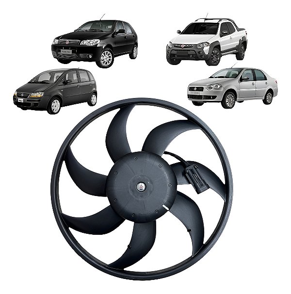 Eletroventilador Ventoinha Strada 2013 2014 2015 2016 C/ar