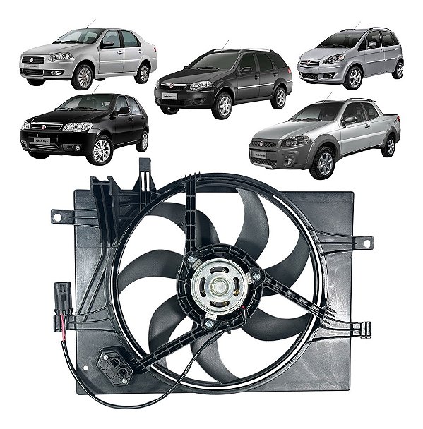 Eletroventilador Fiat Strada 1.4 Hard Working Flex 2p 15/17