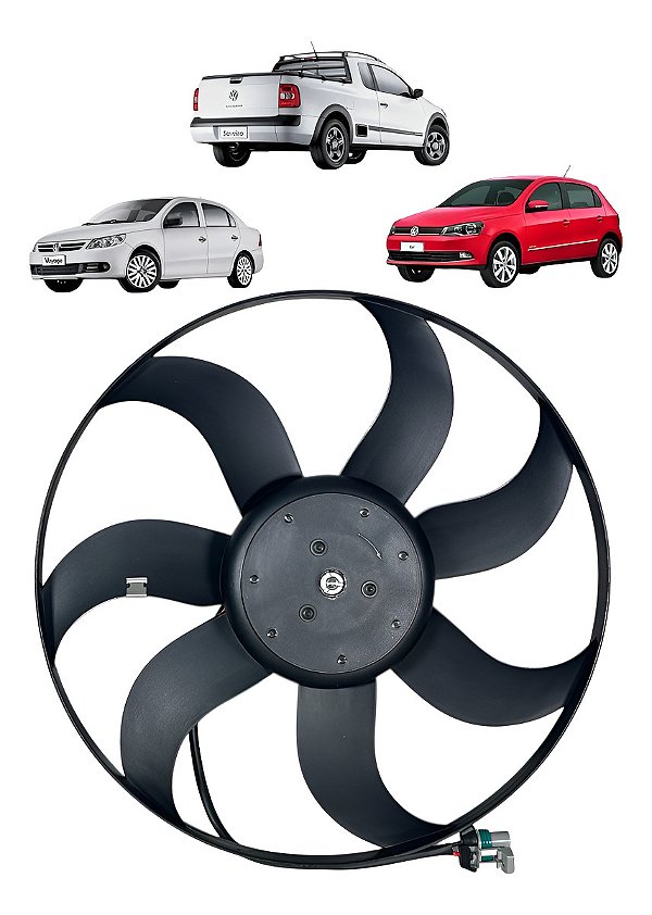 Ventoinha Radiador Volkswagen Modelo Novo Com Ar 5u0959455c
