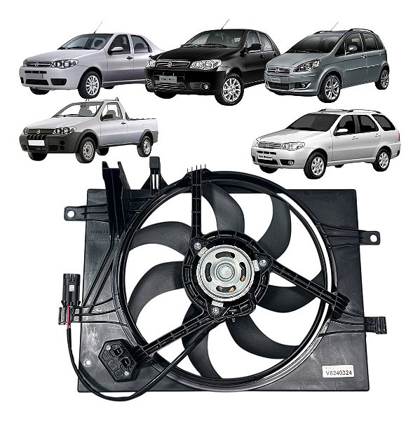 Eletroventilador Fiat Siena 1.4 El Flex 4p 11/16