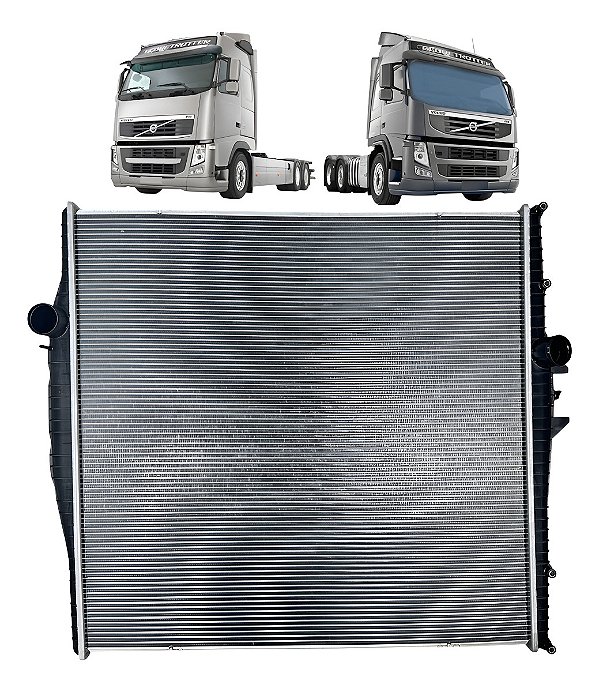 Radiador Volvo Fh Nh 12 Globetrotter D13c 420 460 500 540cv