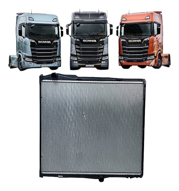Radiador Scania Serie 6 R440 R480 560 620 Motor Euro Grande