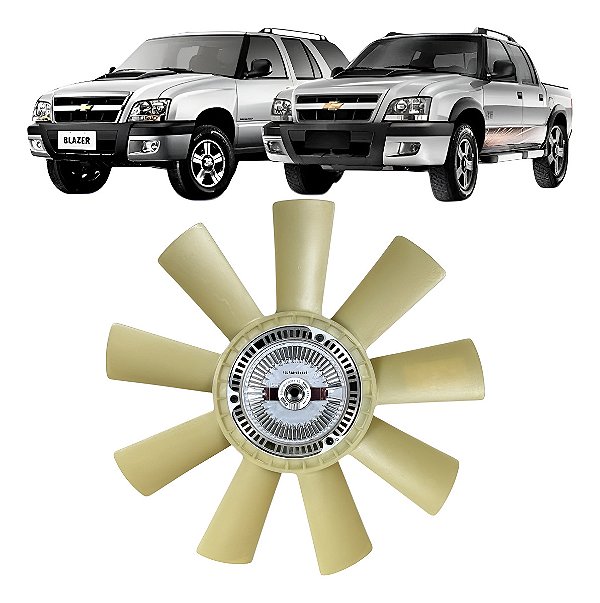 Polia Viscosa S10 Blazer 2.8 Mwm 2000 À 2011 Original Behr