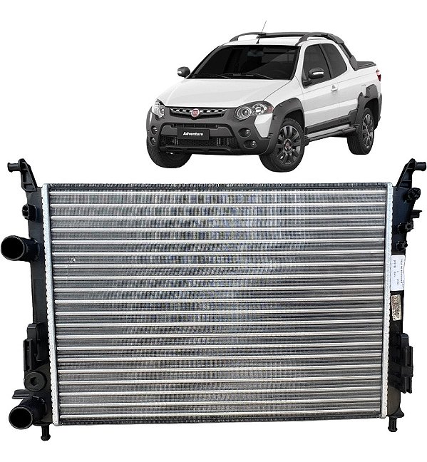 Radiador Fiat Strada 1.8 Adventure Cab. Dupla Flex 2p 2010