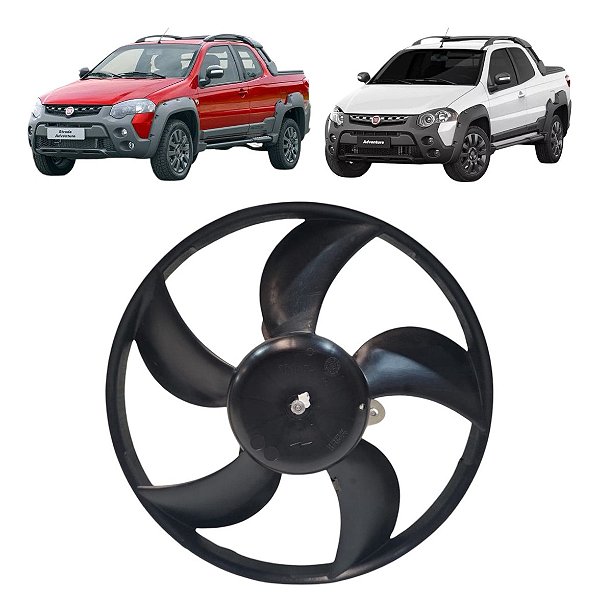 Ventoinha Radiador Palio Siena Strada Ideia 1.8 Com Ar Valeo