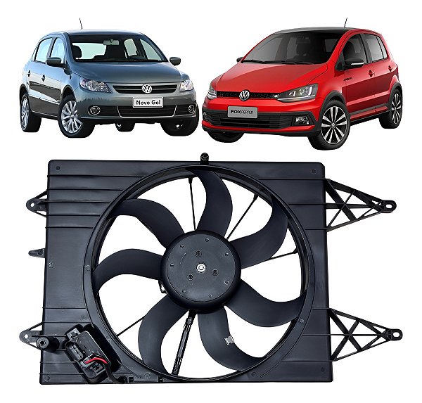 Ventoinha E Defletor Saveiro, Gol G5 G6 G7 G8, Voyage , Fox