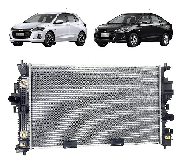 Radiador Onix 1.0 Turbo 2019 2020 2021 2022 2023 Automático
