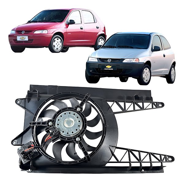 Ventoinha Gm Celta 1.0 Com Ar Ano 2001 A 2005