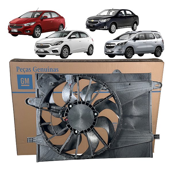 Ventoinha Gmv Radiador Cobalt Onix Prisma Spin 2017 A 2019