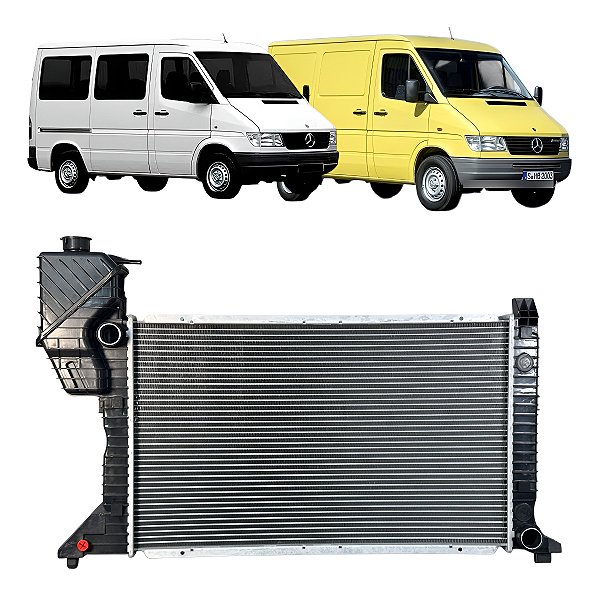 Radiador De Agua Sprinter 310 312 412 1997 A 2001 9015003300