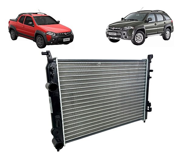 Radiador Fiat Strada E Palio Weekend Etorq 1.6 16v E 1.8 16v