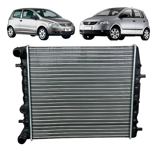 Radiador Fox 2004 2005 2006 2007 Sem/ Ar Boca De Engate