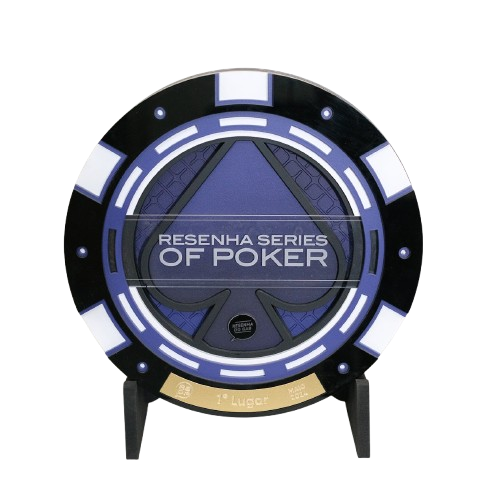 Troféu Personalizado Design de Poker