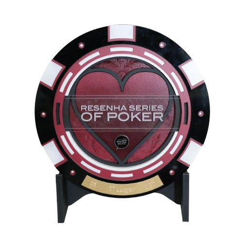 Troféu Personalizado Design de Poker