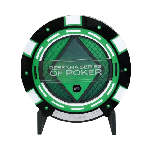 Troféu Personalizado Design de Poker