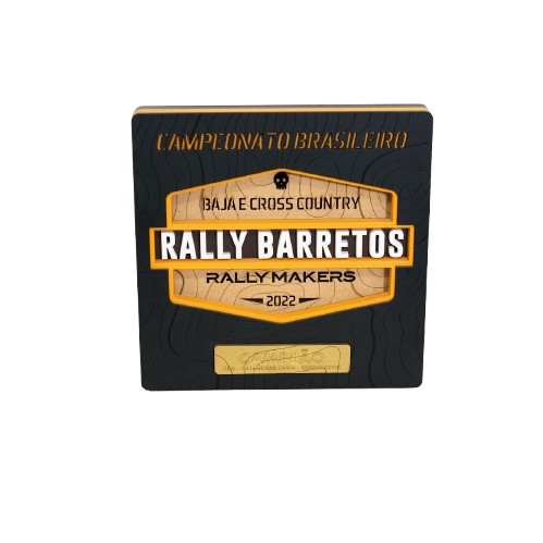 Troféu Personalizado Design de Rally