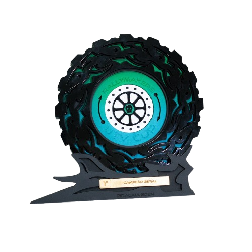 Troféu Personalizado Design de Rally