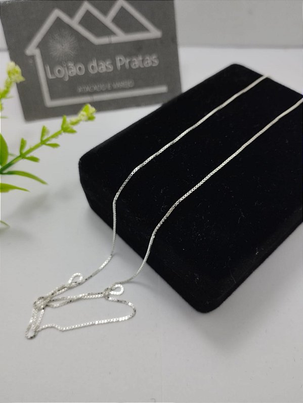 *Corrente Veneziana 40cm / 45cm /  50cm / 60cm / 70cm em Prata 925*