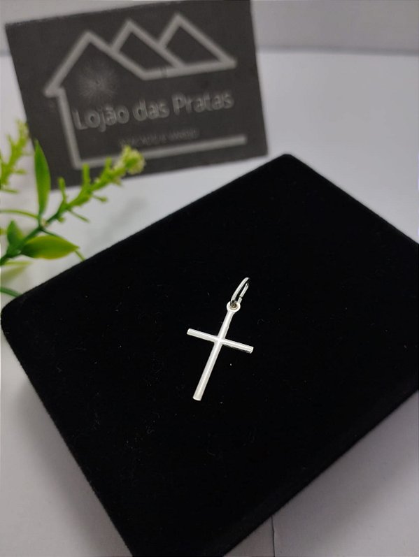 *Pingente cruz prata 925*