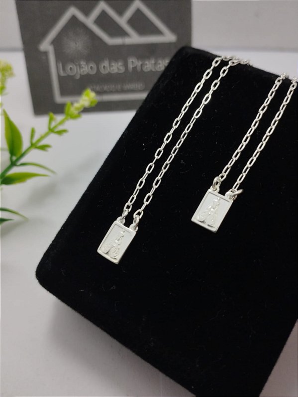 *Escapulário NOSSA SENHORA APARECIDA - 70cm em prata 925*