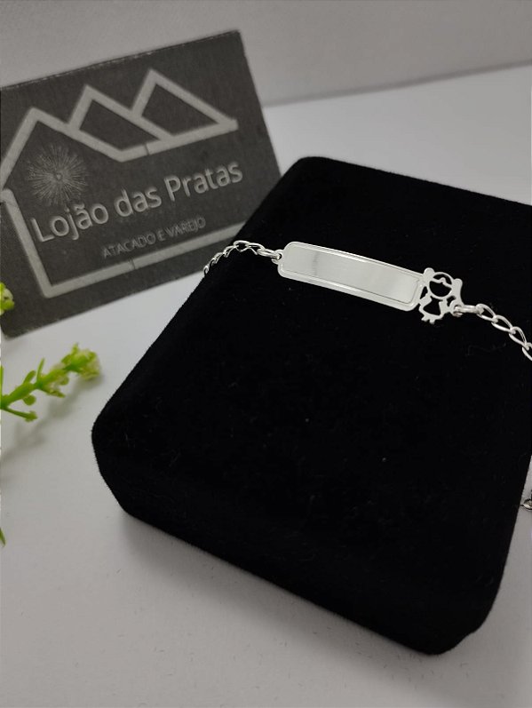 *Pulseira infantil Menina 15cm em prata 925*