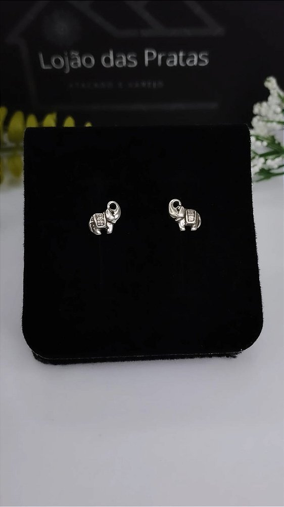 *Brinco Elefante em Prata 925*
