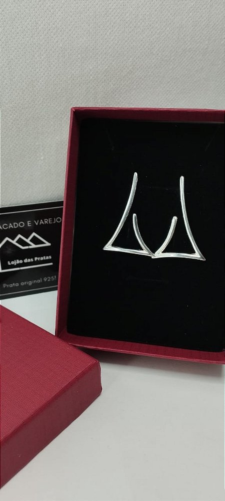 *Brinco Longo em prata 925*