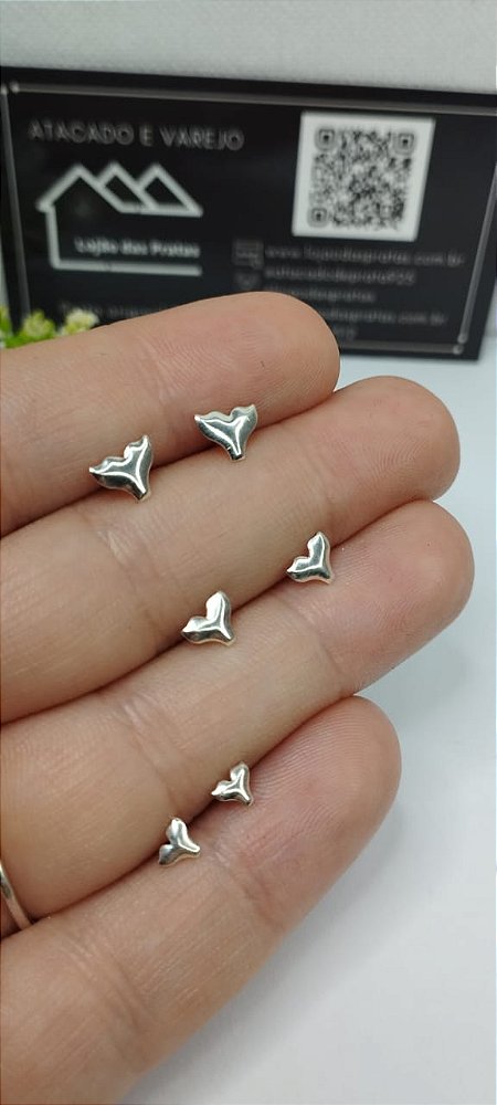 *Trio de Brinco rabo de sereia em prata 925*