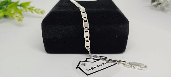 *Pulseira Piastrine 0,4mm X 21cm Prata 925*