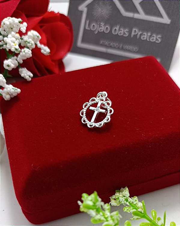 *Pingente Cruz em Prata 925*