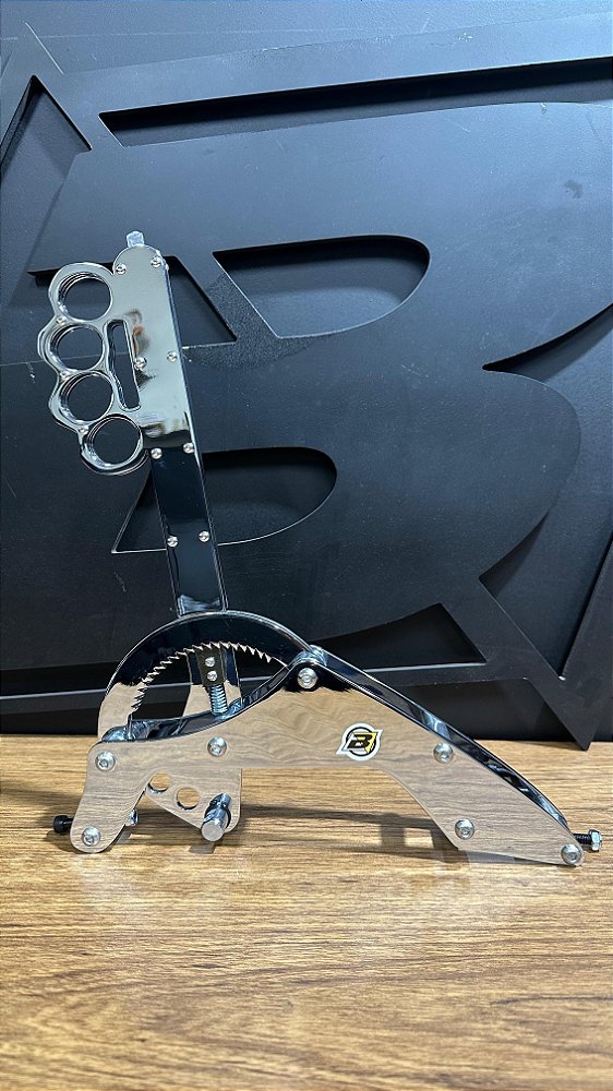 Defeito no cromo - Alavanca de freio de mão CROMADO - Soco ingles