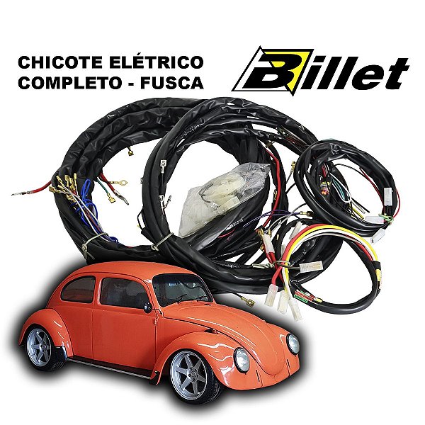 Chicote Elétrico Volkswagen Fusca - Padrão original - 1969 até 1996 - SEM CAIXA DE FUSÍVEIS