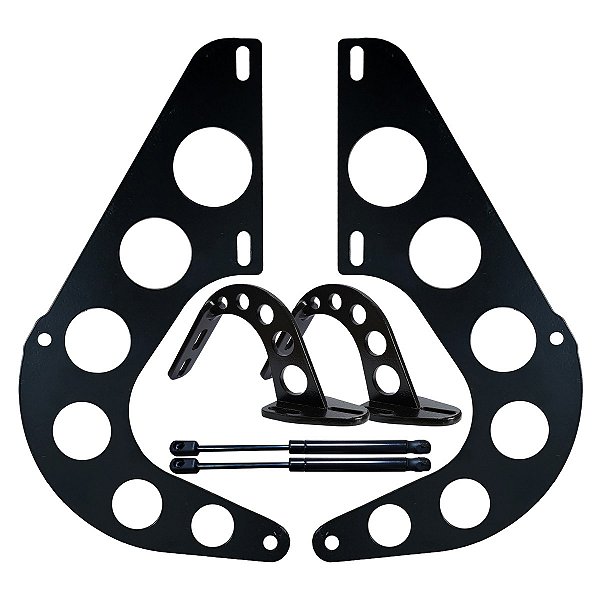 Kit Dobradiça ou Braço - Dianteiro + traseiro + amortecedor - Billet Parts - MOD 1