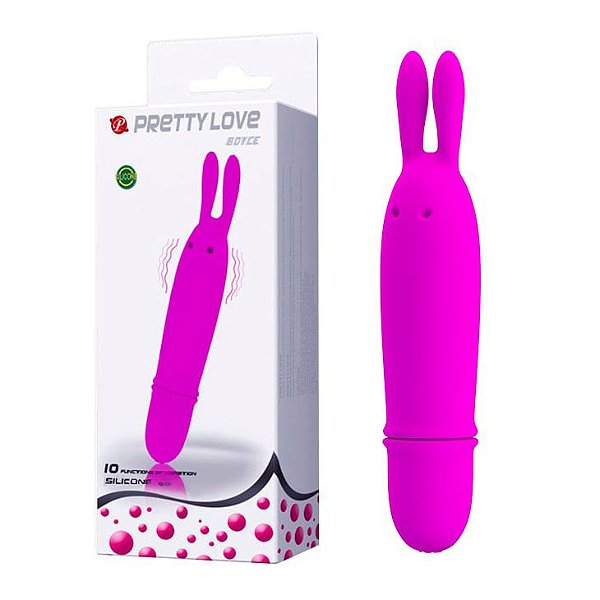Vibrador Personal Toque Macio Coelho Boyce Pretty Love