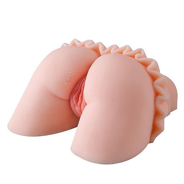 Masturbador Masculino Em Formato de Bunda Com Vagina e Ânus