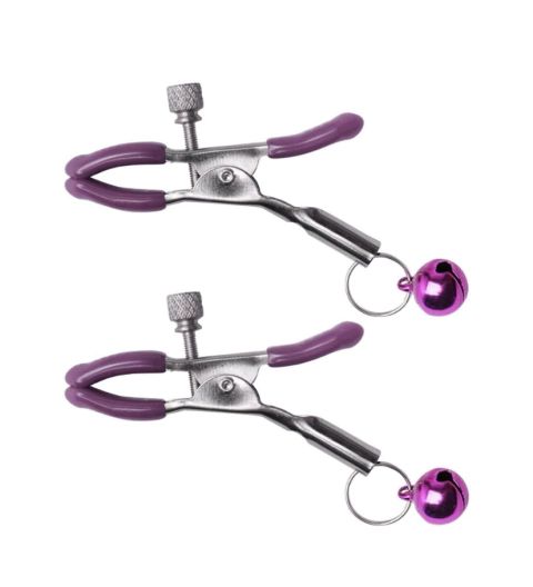 Grampos Para Mamilos Em Metal Com Sino