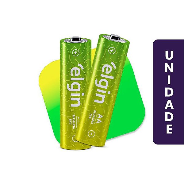 Pilhas Alcalinas AA Elgin Unidade