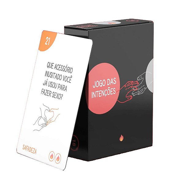 O Jogo das Intenções Baralho Íntimo Erótico