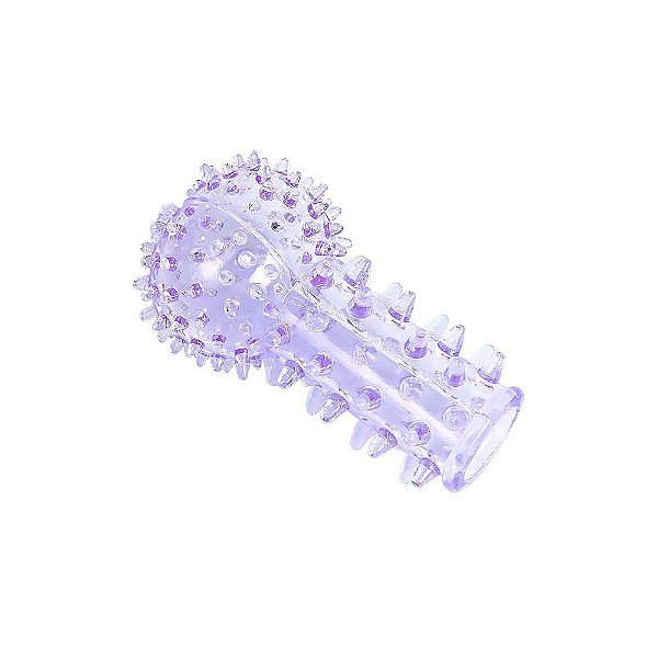 Dedeira Capa Para Dedo Com Textura Roxo