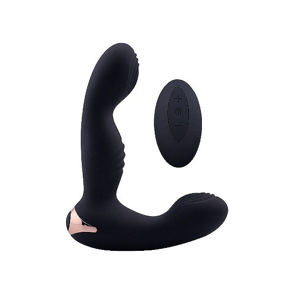 Vibrador Plug Anal Estimulador Massageador de Próstata Com Controle Sem Fio