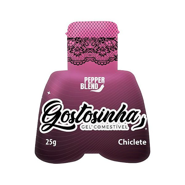 Gel Comestível Efeito Hot Sabor Chiclete Gostosinha Pepper Blend