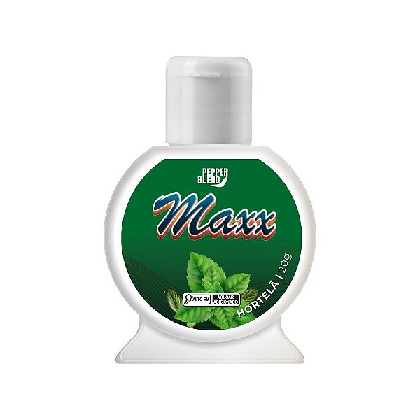 Gel Comestível Para Oral Sabor Hortelã Maxx Pepper Blend